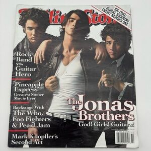 2008 Rolling Stone Magazine Jonas Brothers Cover